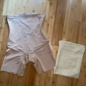 High-Waisted Honeylove Super Power Shapewear Shorts in Nude